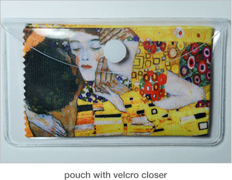 pouch with velcro closer